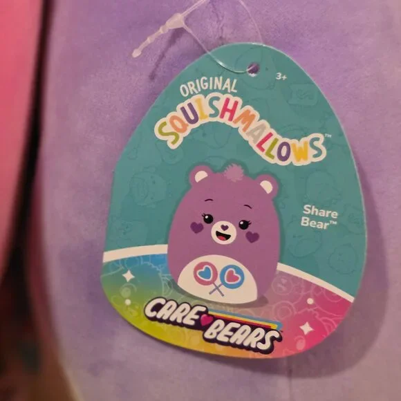Care Bears Squishmallow - Share Bear, Cheer Bear, Grumpy Bear, and Funshine Bear - Picture 13 of 16